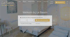 Desktop Screenshot of hoteldubassin.be