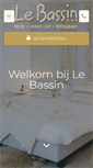 Mobile Screenshot of hoteldubassin.be